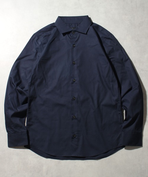 CORPUS SELECT(コーパストーキョー)の「【日本製/Made in Japan】ブロードワイドカラーロングスリーブシャツ(シャツ/ブラウス・メンズ・ブラック/ブラック系その他/ブラック系その他2/ホワイト/ワインレッド/ブルー系その他2/ネイビー/ロイヤルブルー/ブルー系その他/ピンク・LL/M/L)」の5枚目の写真