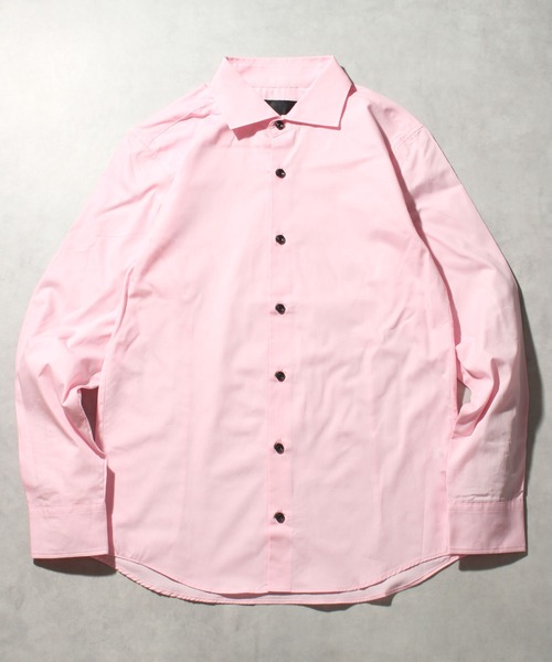 CORPUS SELECT(コーパストーキョー)の「【日本製/Made in Japan】ブロードワイドカラーロングスリーブシャツ(シャツ/ブラウス・メンズ・ブラック/ブラック系その他/ブラック系その他2/ホワイト/ワインレッド/ブルー系その他2/ネイビー/ロイヤルブルー/ブルー系その他/ピンク・LL/M/L)」の9枚目の写真