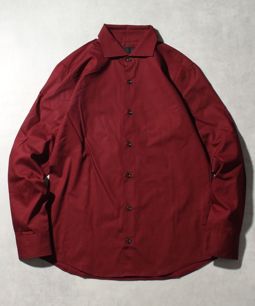 CORPUS SELECT(コーパストーキョー)の「【日本製/Made in Japan】ブロードワイドカラーロングスリーブシャツ(シャツ/ブラウス・メンズ・ブラック/ブラック系その他/ブラック系その他2/ホワイト/ワインレッド/ブルー系その他2/ネイビー/ロイヤルブルー/ブルー系その他/ピンク・LL/M/L)」の10枚目の写真