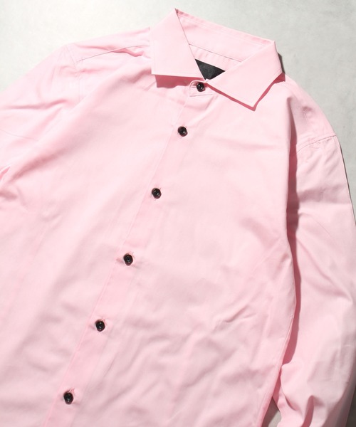 CORPUS SELECT(コーパストーキョー)の「【日本製/Made in Japan】ブロードワイドカラーロングスリーブシャツ(シャツ/ブラウス・メンズ・ブラック/ブラック系その他/ブラック系その他2/ホワイト/ワインレッド/ブルー系その他2/ネイビー/ロイヤルブルー/ブルー系その他/ピンク・LL/M/L)」の16枚目の写真