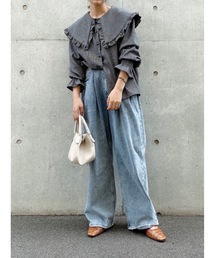 jumelle | フックワイドデニム(デニムパンツ)