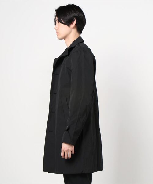 ARCADE(アーケード)の「撥水加工 TC ウェザーバルカラー スプリング ハーフコート(ステンカラーコート・メンズ・ベージュ/カーキ/ブラック・M/LL/L)」の11枚目の写真