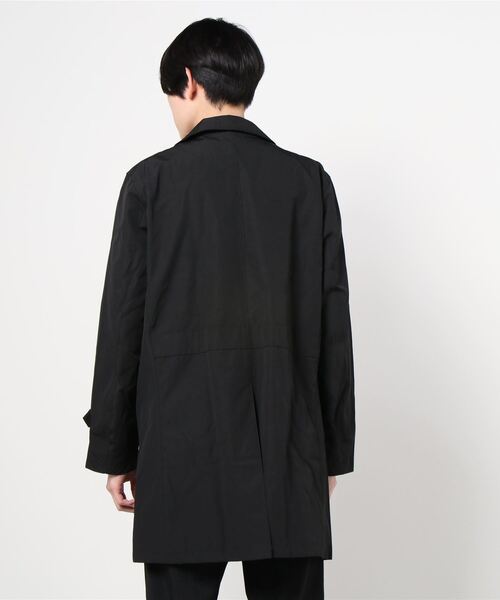 ARCADE(アーケード)の「撥水加工 TC ウェザーバルカラー スプリング ハーフコート(ステンカラーコート・メンズ・ベージュ/カーキ/ブラック・M/LL/L)」の12枚目の写真