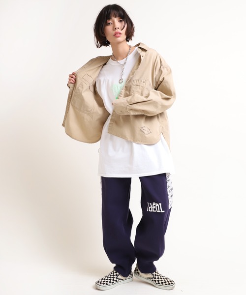 RNAラウンドテールパーカー&ルーズスウェットパンツ上下セットアップ杢グレー RNAラウンドテールパーカー&ルーズスウェットパンツ上下セットアップ杢