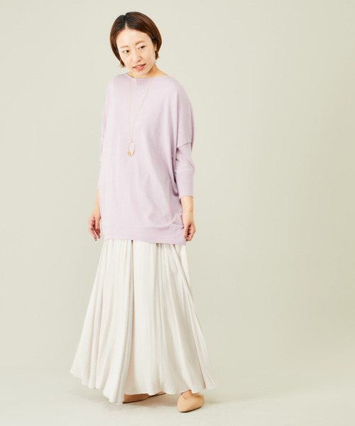 リエス⭐︎ロングシアーギャザースカート セール】ロングシアーギャザースカート（スカート）｜Liesse
