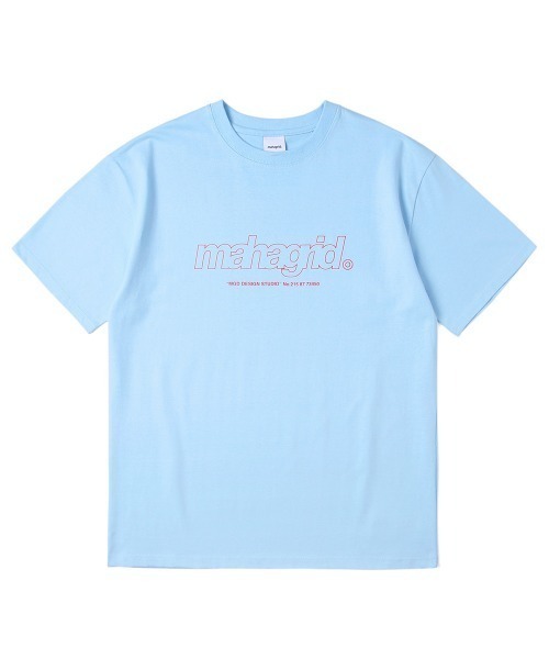 MAHAGRID(マハグリッド)の「『mahagrid/マハグリッド』THIRD LOGO TEE/サードロゴ 半袖Tシャツ(Tシャツ/カットソー・レディース・ホワイト/チャコールグレー/ライトブルー/ブラック/パープル/ネイビー/ブルー/アイボリー/レッド・S/M/L/XL)」の7枚目の写真