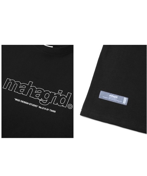 MAHAGRID(マハグリッド)の「『mahagrid/マハグリッド』THIRD LOGO TEE/サードロゴ 半袖Tシャツ(Tシャツ/カットソー・レディース・ホワイト/チャコールグレー/ライトブルー/ブラック/パープル/ネイビー/ブルー/アイボリー/レッド・S/M/L/XL)」の14枚目の写真
