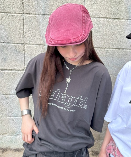 MAHAGRID(マハグリッド)の「『mahagrid/マハグリッド』THIRD LOGO TEE/サードロゴ 半袖Tシャツ(Tシャツ/カットソー・レディース・ホワイト/チャコールグレー/ライトブルー/ブラック/パープル/ネイビー/ブルー/アイボリー/レッド・S/M/L/XL)」の21枚目の写真