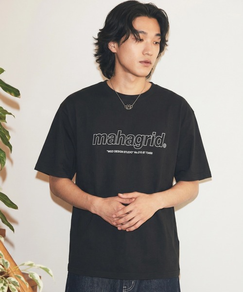 MAHAGRID(マハグリッド)の「『mahagrid/マハグリッド』THIRD LOGO TEE/サードロゴ 半袖Tシャツ(Tシャツ/カットソー・レディース・ホワイト/チャコールグレー/ライトブルー/ブラック/パープル/ネイビー/ブルー/アイボリー/レッド・S/M/L/XL)」の18枚目の写真
