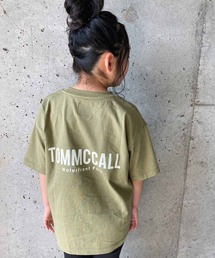 CIAOPANIC TYPY | オープンエンド天竺  カレッジバックプリント5分袖Tee(Tシャツ/カットソー)
