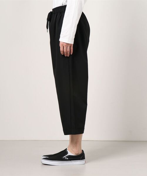 1 to 10 people（ワントゥテンピープル）の「【1to10people】ロールアップイージーPT WGC-054-M（その他パンツ・メンズ・ブラック・F）」の3枚目の写真