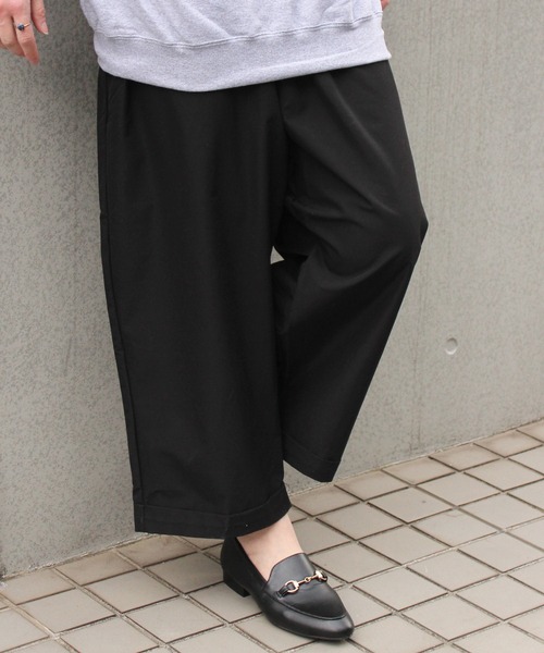 1 to 10 people（ワントゥテンピープル）の「【1to10people】ロールアップイージーPT WGC-054-M（その他パンツ・メンズ・ブラック・F）」の4枚目の写真