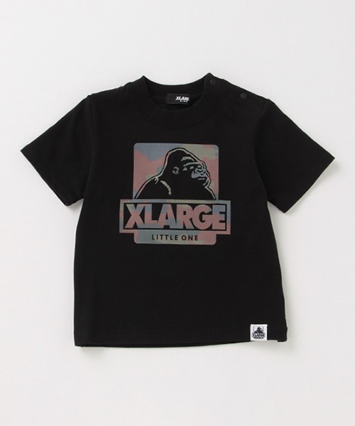 XLARGE KIDS（エクストララージキッズ）の「迷彩OGゴリラロゴプリントTシャツ（Tシャツ/カットソー・キッズ・ホワイト/ブラック/ベージュ・90cm/80ｃｍ/100cm/140cm/120cm/110cm/130cm）」の2枚目の写真