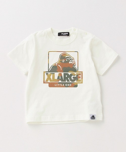 XLARGE KIDS（エクストララージキッズ）の「迷彩OGゴリラロゴプリントTシャツ（Tシャツ/カットソー・キッズ・ホワイト/ブラック/ベージュ・90cm/80ｃｍ/100cm/140cm/120cm/110cm/130cm）」の5枚目の写真