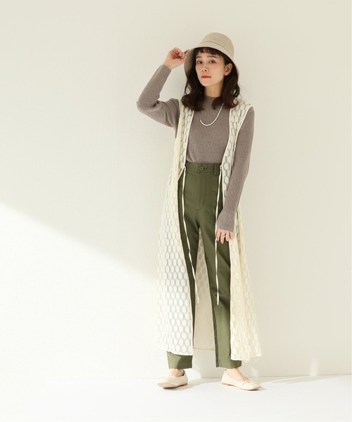 JOURNAL STANDARD relume(ジャーナルスタンダード レリューム)の「チュールレース2WAYロングベスト(ベスト・レディース・アイボリー・FREE)」の16枚目の写真