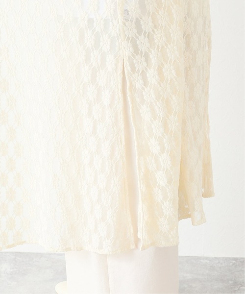 JOURNAL STANDARD relume(ジャーナルスタンダード レリューム)の「チュールレース2WAYロングベスト(ベスト・レディース・アイボリー・FREE)」の5枚目の写真