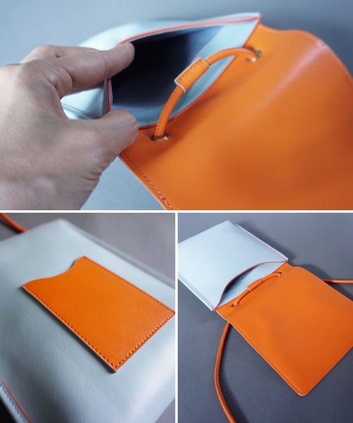 intoxic.（イントキシック）の「intoxic イントキシック EXTRA POCKET（ショルダーバッグ・レディース・オレンジ/ベージュ・FREE）」の16枚目の写真