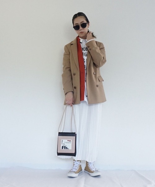 intoxic.（イントキシック）の「intoxic イントキシック EXTRA POCKET（ショルダーバッグ・レディース・オレンジ/ベージュ・FREE）」の8枚目の写真