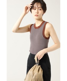 ROSE BUD | カップ付きニットタンク(タンクトップ)