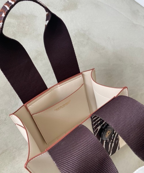 THEATRE PRODUCTS（シアタープロダクツ）の「FAKE LEATHER ANIMAL JACQUARD BAG（ハンドバッグ・レディース・ブラック/アイボリー・FREE）」の12枚目の写真