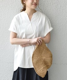 SHIPS any | SHIPS any: USAコットン スキッパーTEE◆(Tシャツ/カットソー)