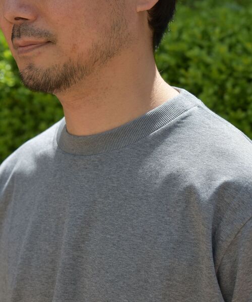 SHIPS(シップス)の「【No tie, but smartness.】SHIPS: 《制菌・防臭》セーターマシーン クルーネック ロンT(ニット/セーター・メンズ・ネイビー/グレー/ライトグリーン・SMALL/MEDIUM/LARGE/X-LARGE)」の5枚目の写真