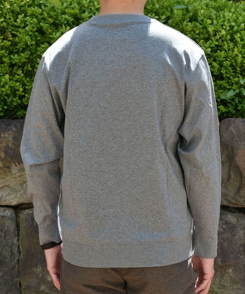 SHIPS(シップス)の「【No tie, but smartness.】SHIPS: 《制菌・防臭》セーターマシーン クルーネック ロンT(ニット/セーター・メンズ・ネイビー/グレー/ライトグリーン・SMALL/MEDIUM/LARGE/X-LARGE)」の7枚目の写真