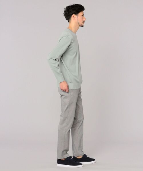 SHIPS(シップス)の「【No tie, but smartness.】SHIPS: 《制菌・防臭》セーターマシーン クルーネック ロンT(ニット/セーター・メンズ・ネイビー/グレー/ライトグリーン・SMALL/MEDIUM/LARGE/X-LARGE)」の16枚目の写真