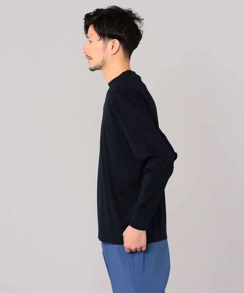 SHIPS(シップス)の「【No tie, but smartness.】SHIPS: 《制菌・防臭》セーターマシーン クルーネック ロンT(ニット/セーター・メンズ・ネイビー/グレー/ライトグリーン・SMALL/MEDIUM/LARGE/X-LARGE)」の18枚目の写真