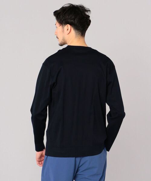 SHIPS(シップス)の「【No tie, but smartness.】SHIPS: 《制菌・防臭》セーターマシーン クルーネック ロンT(ニット/セーター・メンズ・ネイビー/グレー/ライトグリーン・SMALL/MEDIUM/LARGE/X-LARGE)」の19枚目の写真