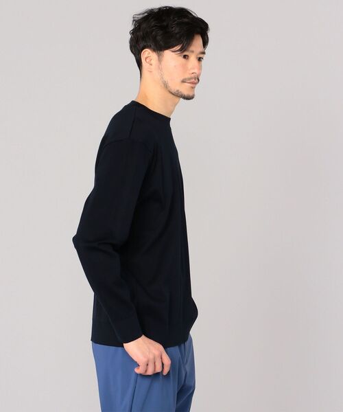 SHIPS(シップス)の「【No tie, but smartness.】SHIPS: 《制菌・防臭》セーターマシーン クルーネック ロンT(ニット/セーター・メンズ・ネイビー/グレー/ライトグリーン・SMALL/MEDIUM/LARGE/X-LARGE)」の20枚目の写真