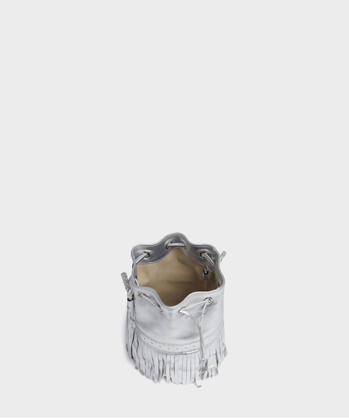 J&M Davidson（ジェイアンドエムデヴィッドソン）の「カーニバル M ウイズ スタッズ（ショルダーバッグ・レディース・シルバー・FREE）」の4枚目の写真