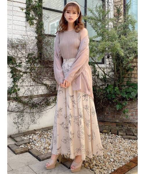 RESEXXY（リゼクシー）の「ゴールドボタンシアーシャツ（シャツ/ブラウス・レディース・モカ/ブルー/ホワイト・FREE）」の22枚目の写真