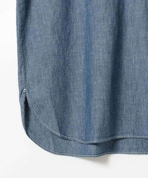 BEAMS（ビームス）の「BEAMS / ミリタリー プルオーバー イージー シャツ（シャツ/ブラウス・メンズ・オリーブ/ブルー系その他4・SMALL/MEDIUM/LARGE/X-LARGE）」の10枚目の写真