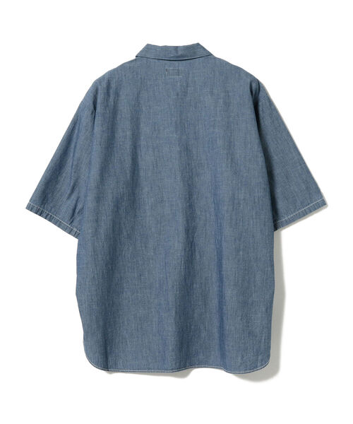 BEAMS（ビームス）の「BEAMS / ミリタリー プルオーバー イージー シャツ（シャツ/ブラウス・メンズ・オリーブ/ブルー系その他4・SMALL/MEDIUM/LARGE/X-LARGE）」の11枚目の写真