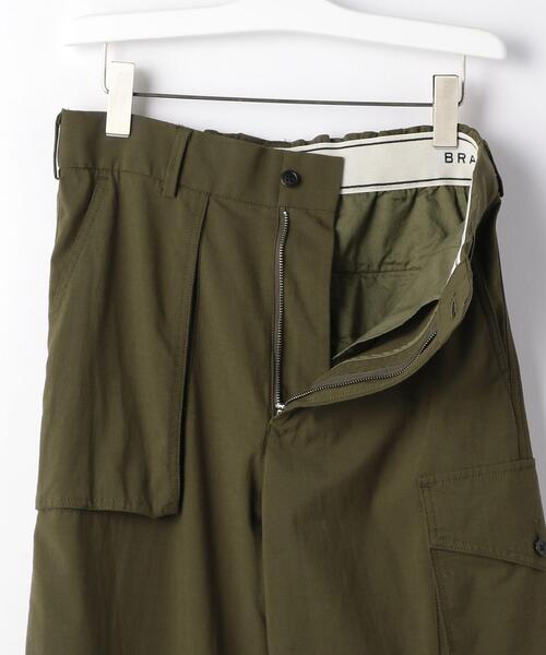 BRACTMENT（ブラクトメント）の「[ ブラクトメント ] BRACTMENT ハイツイスト コットンレーヨン ミリタリー トラウザー ファティーグ パンツ（カーゴパンツ・メンズ・オリーブ/ブラック・40/36/38）」の4枚目の写真