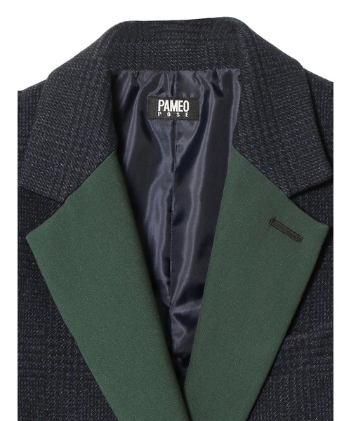 PAMEO POSE（パメオポーズ）の「Victor Jacket（テーラードジャケット・レディース・ネイビー・FREE）」の3枚目の写真