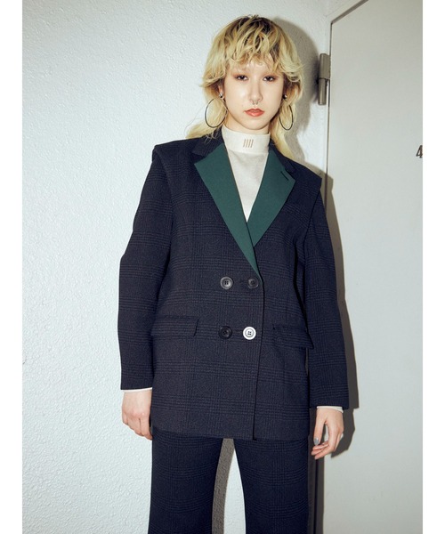 PAMEO POSE（パメオポーズ）の「Victor Jacket（テーラードジャケット・レディース・ネイビー・FREE）」の10枚目の写真