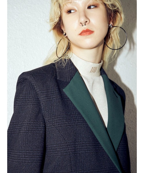 PAMEO POSE（パメオポーズ）の「Victor Jacket（テーラードジャケット・レディース・ネイビー・FREE）」の13枚目の写真