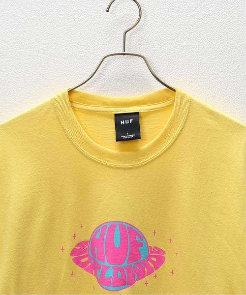 HUF（ハフ）の「【HUF / ハフ】PLANET HUF S/S TEE（Tシャツ/カットソー・メンズ・ホワイト/イエロー・MEDIUM/LARGE）」の10枚目の写真