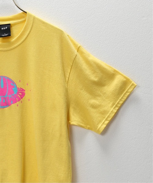 HUF（ハフ）の「【HUF / ハフ】PLANET HUF S/S TEE（Tシャツ/カットソー・メンズ・ホワイト/イエロー・MEDIUM/LARGE）」の14枚目の写真