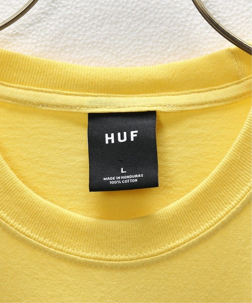 HUF（ハフ）の「【HUF / ハフ】PLANET HUF S/S TEE（Tシャツ/カットソー・メンズ・ホワイト/イエロー・MEDIUM/LARGE）」の5枚目の写真