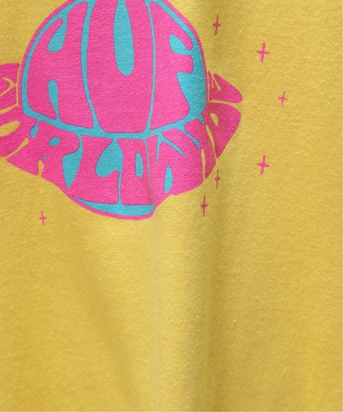 HUF（ハフ）の「【HUF / ハフ】PLANET HUF S/S TEE（Tシャツ/カットソー・メンズ・ホワイト/イエロー・MEDIUM/LARGE）」の4枚目の写真