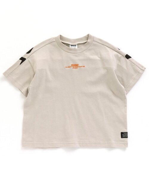 BREEZE（ブリーズ）の「バックロゴＴシャツ（Tシャツ/カットソー・キッズ・ライトグレー/ブルー・110/130/120/140/150/100/90）」の2枚目の写真