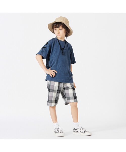 BREEZE（ブリーズ）の「バックロゴＴシャツ（Tシャツ/カットソー・キッズ・ライトグレー/ブルー・110/130/120/140/150/100/90）」の4枚目の写真