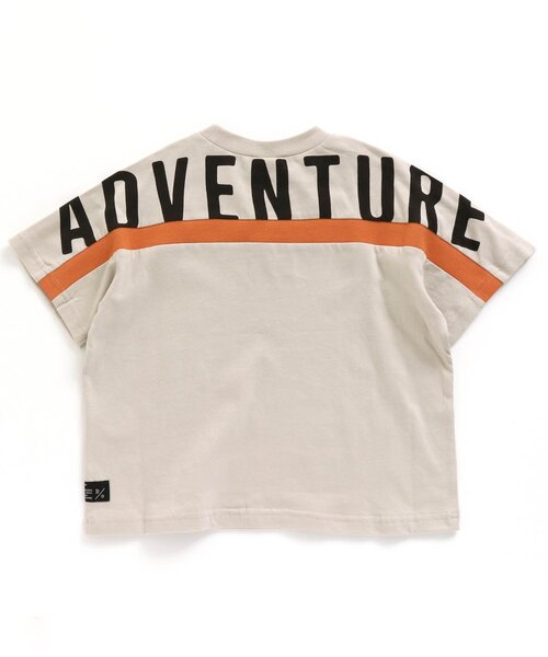 BREEZE（ブリーズ）の「バックロゴＴシャツ（Tシャツ/カットソー・キッズ・ライトグレー/ブルー・110/130/120/140/150/100/90）」の9枚目の写真