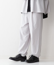 【UNIIT】ワッシャー加工 ルーズフィット(ビッグシルエット) イージーパンツ セットアップ対応可