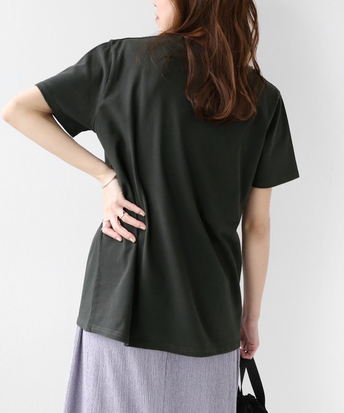 JOURNAL STANDARD relume(ジャーナルスタンダード レリューム)の「キョウネンテンジクビックロゴTEE◆(Tシャツ/カットソー・レディース・ホワイト/グレー・FREE)」の6枚目の写真
