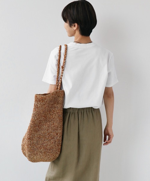 JOURNAL STANDARD relume(ジャーナルスタンダード レリューム)の「キョウネンテンジクビックロゴTEE◆(Tシャツ/カットソー・レディース・ホワイト/グレー・FREE)」の4枚目の写真