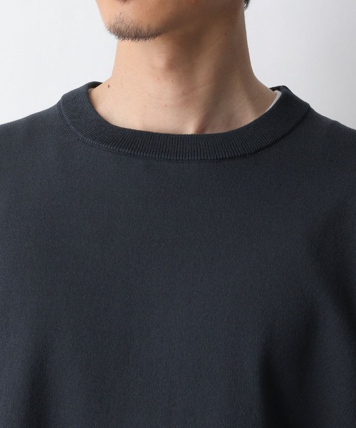 GLOBAL WORK（グローバルワーク）の「抗菌リネン混ニットベスト/940044（ベスト・メンズ・ダークグレー/ホワイト・MEDIUM/LARGE）」の9枚目の写真